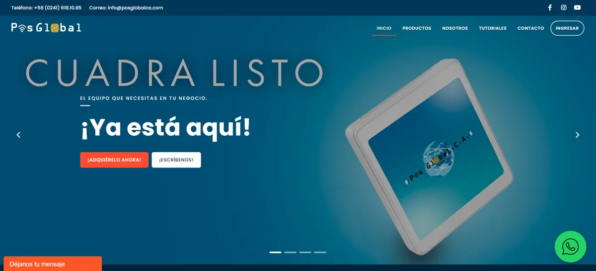 Pos Global website